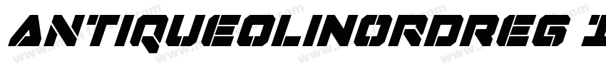 AntiqueOliNorDReg Italic字体转换